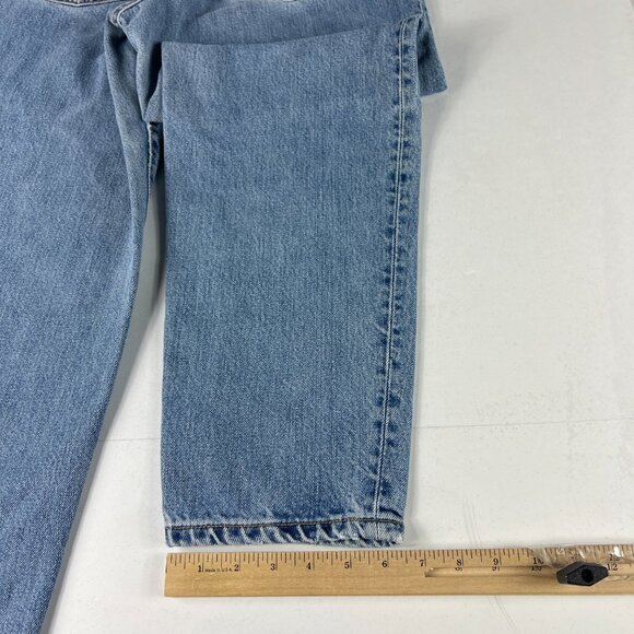 Y2K Levi's Jeans Women's Petite 32x26* 550 Relaxed Tapered Blue Denim Tag 12P M - Picture 11 of 16